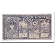 Banknote, Indonesia, 10 Rupiah, 1947, 1947-03-31, KM:S353x, VG(8-10)