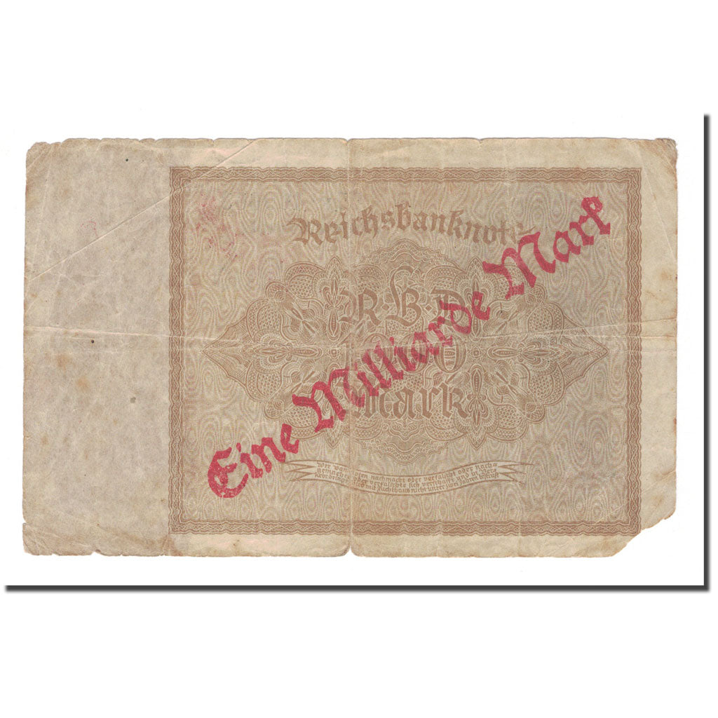 Banknote, Germany, 1 Milliarde Mark on 1000 Mark, 1923, 1923-12-15, KM:113a