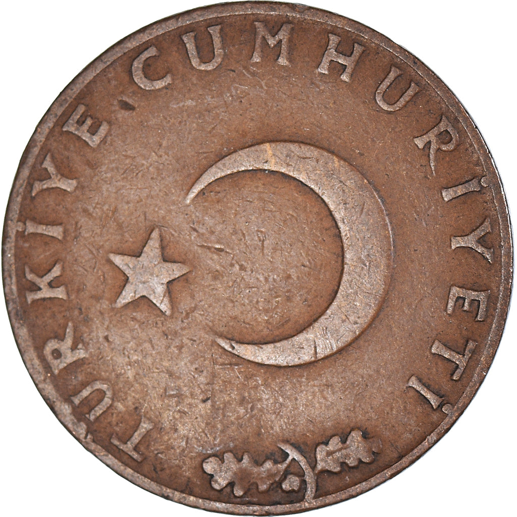 Moneta, Turchia, 10 Kurus, 1958