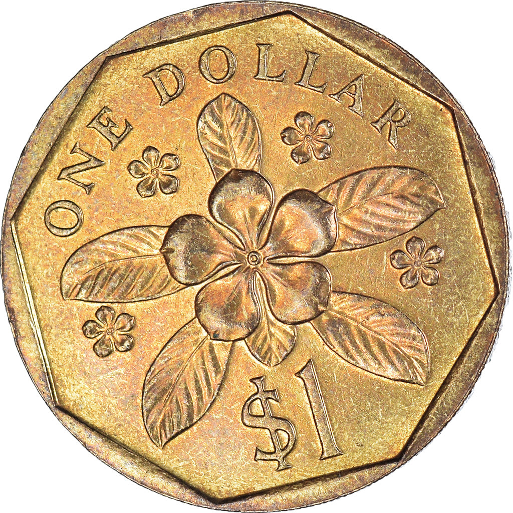 Monnaie, Singapour, Dollar, 1987