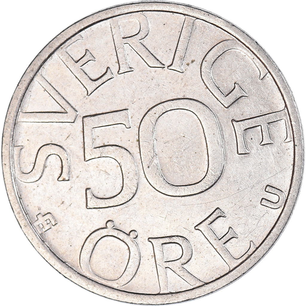 Moneta, Szwecja, 50 Öre, 1985
