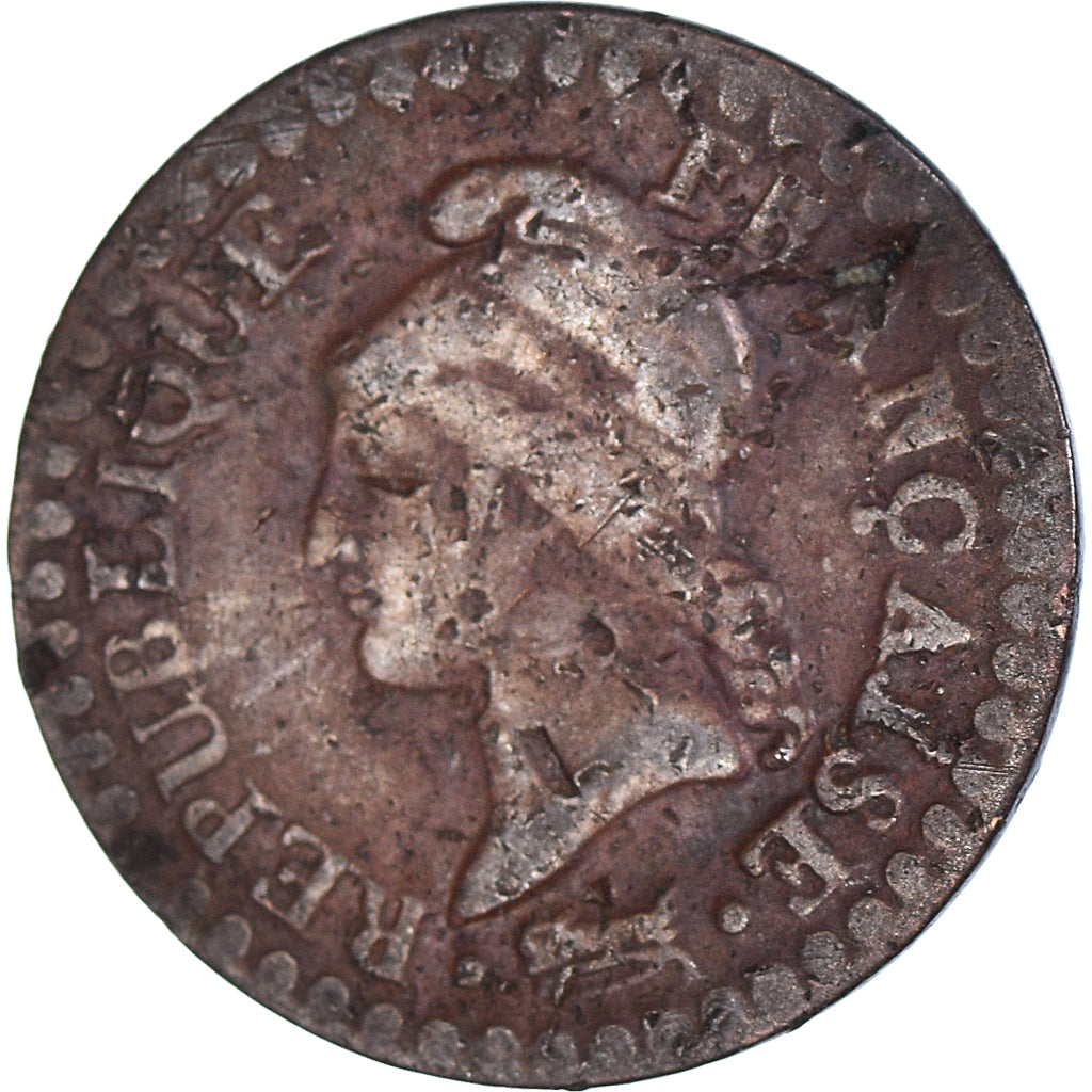 Monnaie, France, Centime, AN 6