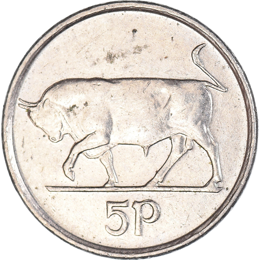 Münze, Ireland, 5 Pence, 1992