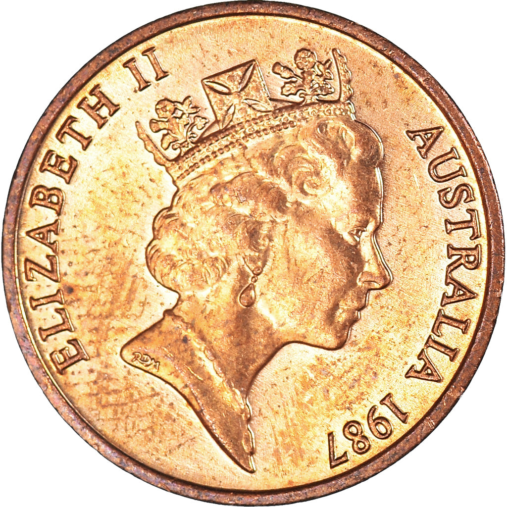 Moneda, Australia, Cent, 1987