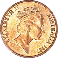 Moneda, Australia, Cent, 1987