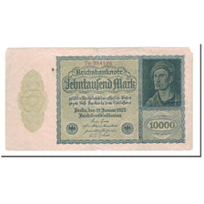 Banknote, Germany, 10,000 Mark, 1922, 1922-01-19, KM:71, VG(8-10)