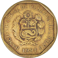 Moneta, Peru, 20 Centimos, 1991