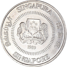 Moeda, Singapura, 50 Cents, 1989