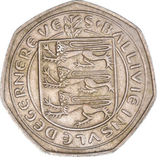 Monnaie, Guernesey, 50 New Pence, 1969