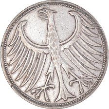 Moneda, ALEMANIA - REPÚBLICA FEDERAL, 5 Mark, 1951