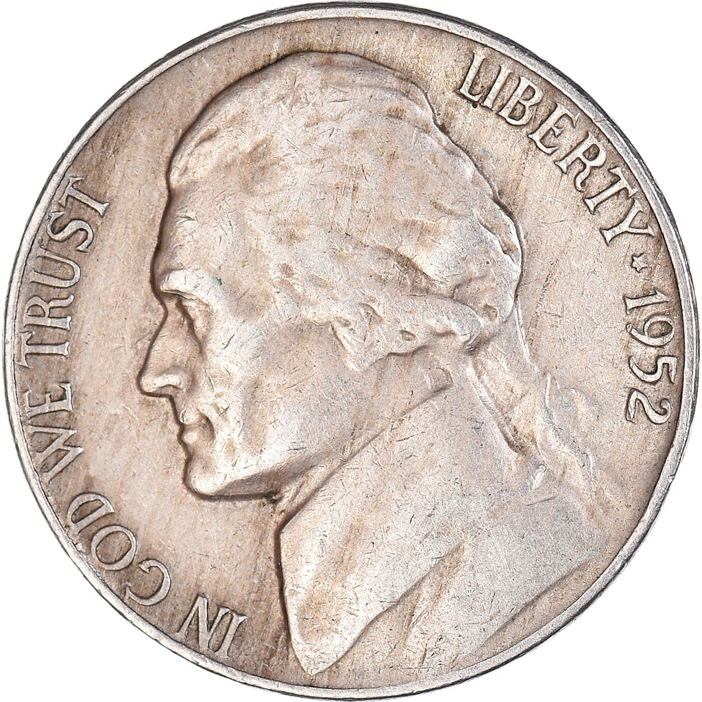 Münze, Vereinigte Staaten, 5 Cents, 1952