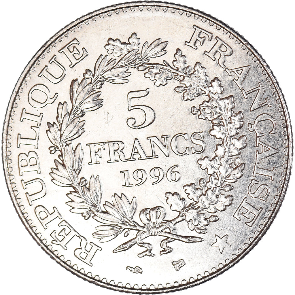 Coin, France, 5 Francs, 1996