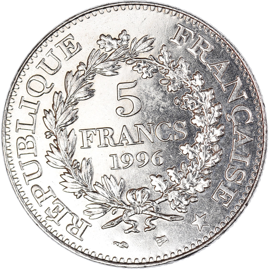 Coin, France, 5 Francs, 1996