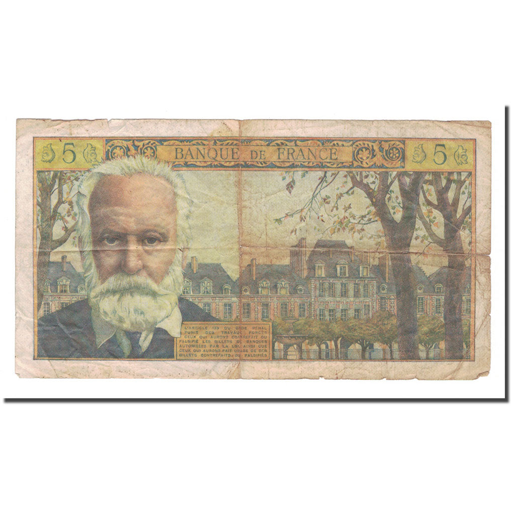 França, 5 Nouveaux Francs, 1961, 1960-02-04, VF(20-25), Fayette:56.5, KM:141a