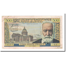 France, 500 Francs, 1954, 1954-01-07, VF(30-35), Fayette:35.1, KM:133a