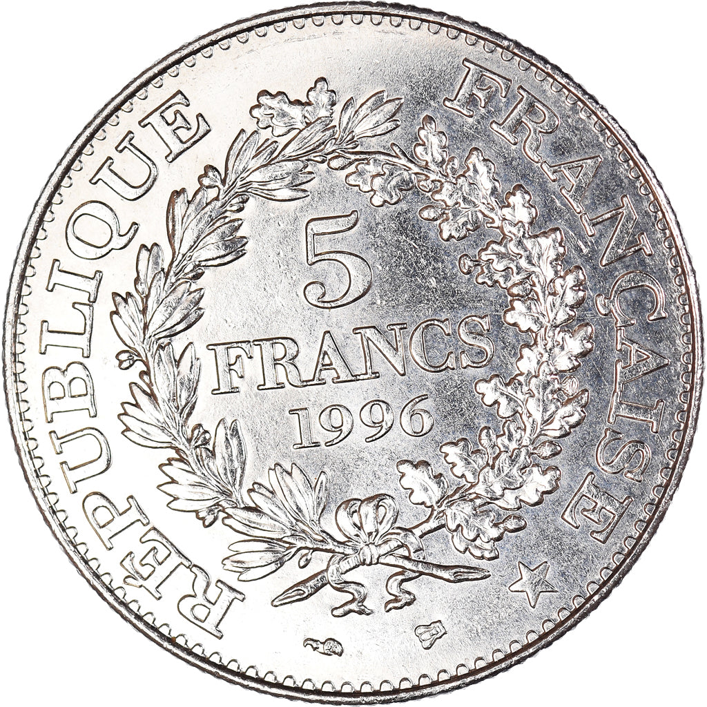Coin, France, 5 Francs, 1996