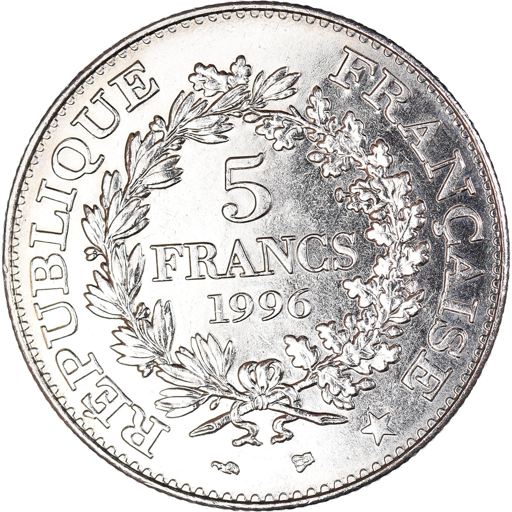 Coin, France, 5 Francs, 1996