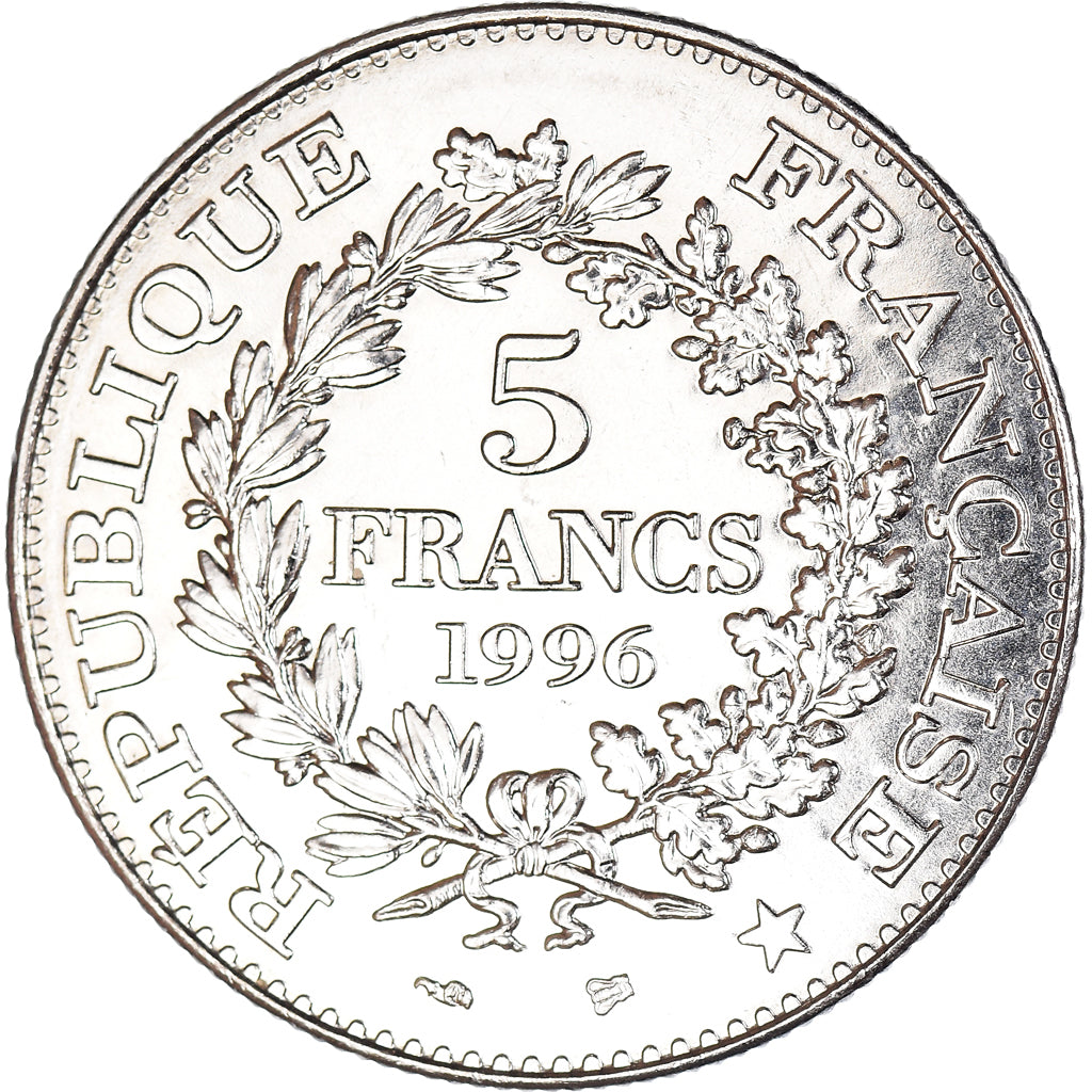 Coin, France, 5 Francs, 1996