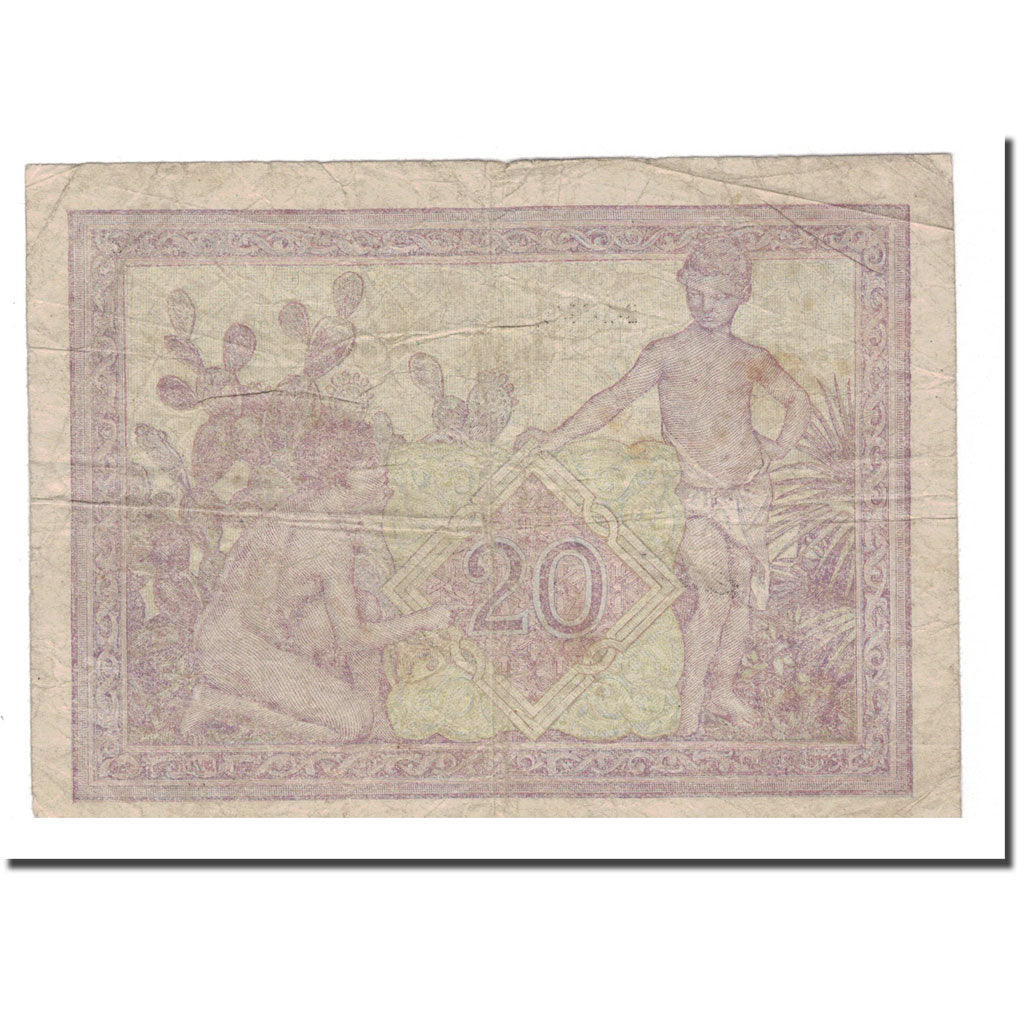 Banknote, Algeria, 20 Francs, 1945, 1945-02-02, KM:92b, F(12-15)