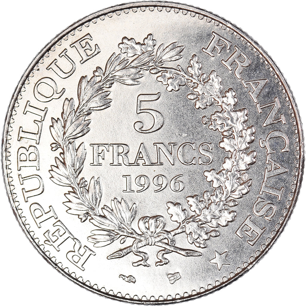 Coin, France, 5 Francs, 1996