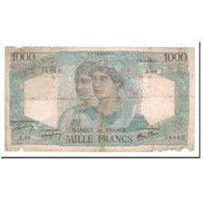 France, 1000 Francs, 1945, 1945-06-28, B, Fayette:41.5, KM:130a