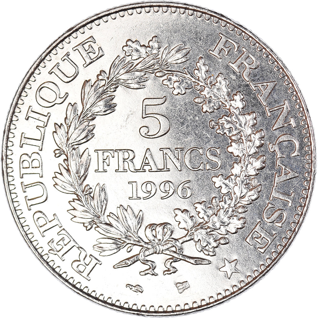 Coin, France, 5 Francs, 1996