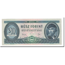 Nota, Hungria, 20 Forint, 1965, 1965-09-03, KM:169D, EF(40-45)