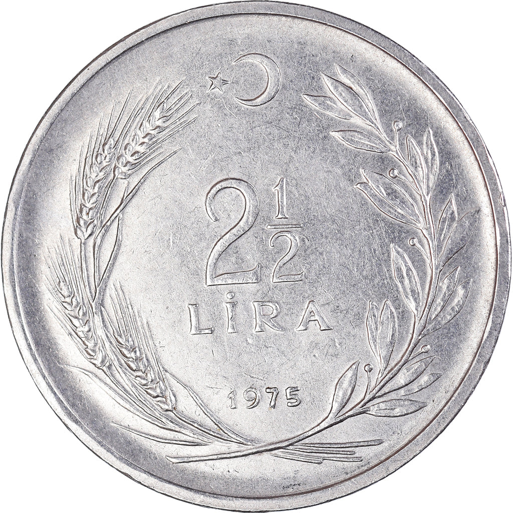 Moneta, Turchia, 2-1/2 Lira, 1975