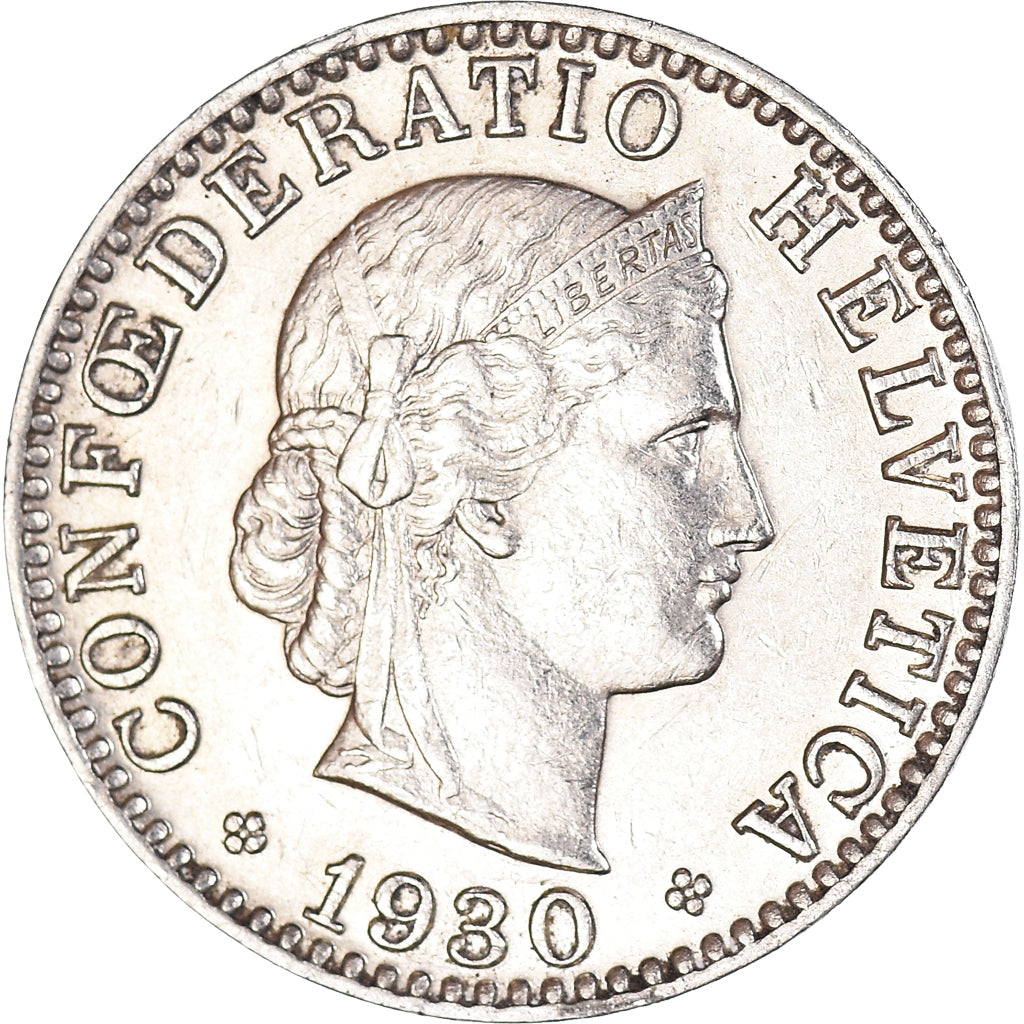 Coin, Switzerland, 20 Rappen, 1930