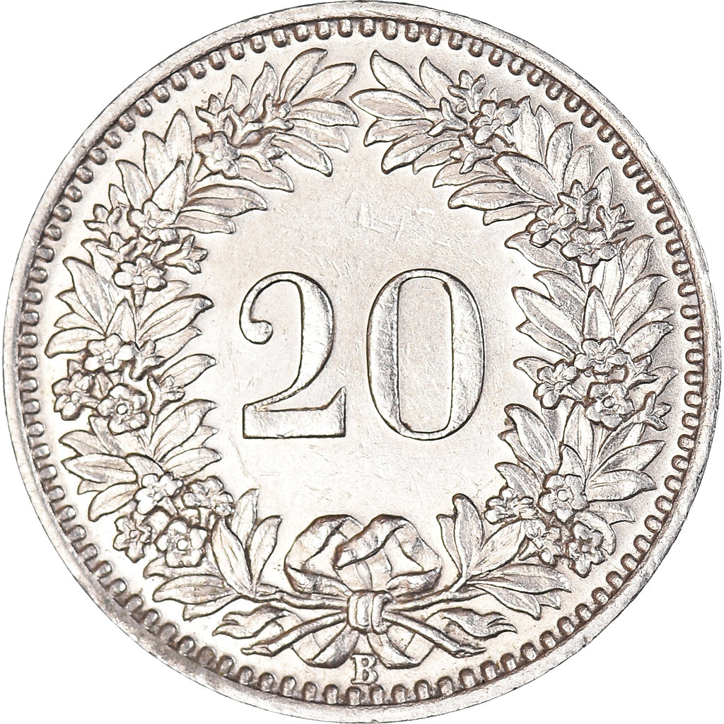 Coin, Switzerland, 20 Rappen, 1930