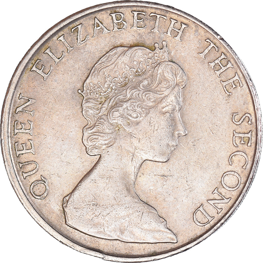 Coin, Hong Kong, 5 Dollars, 1980