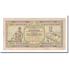 Banknot, Jugosławia, 100 Dinara, 1946, 1946-05-01, KM:65a, VF(20-25)