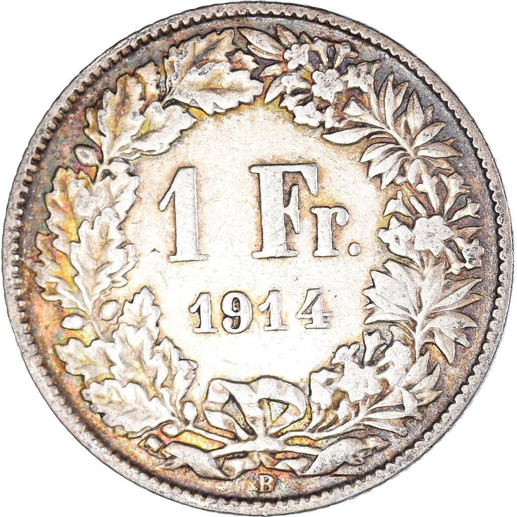 Moneta, Svizzera, Franc, 1914