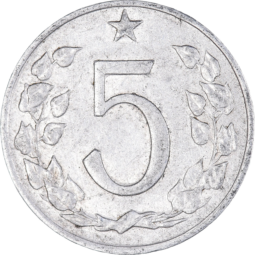 Moneta, Czechosłowacja, 5 Haleru, 1962