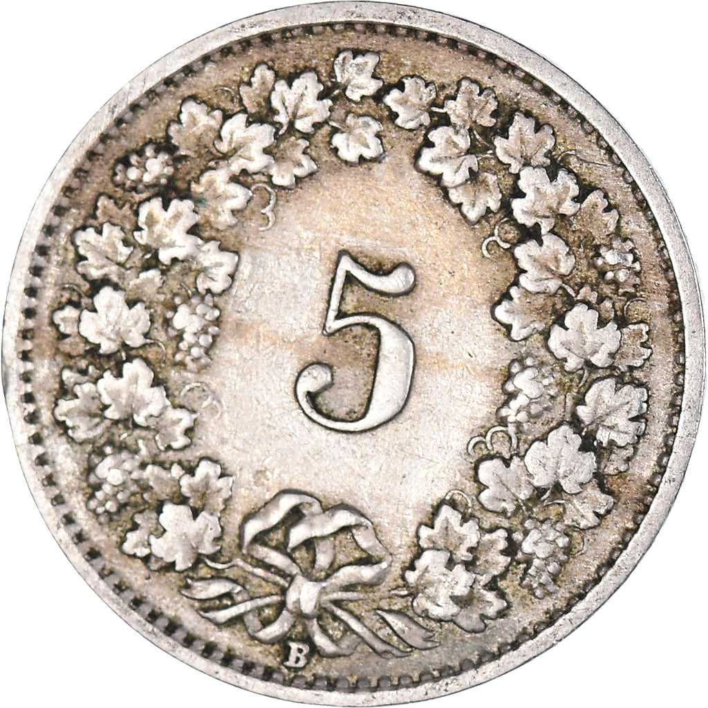 Moneta, Szwajcaria, 5 Rappen, 1925