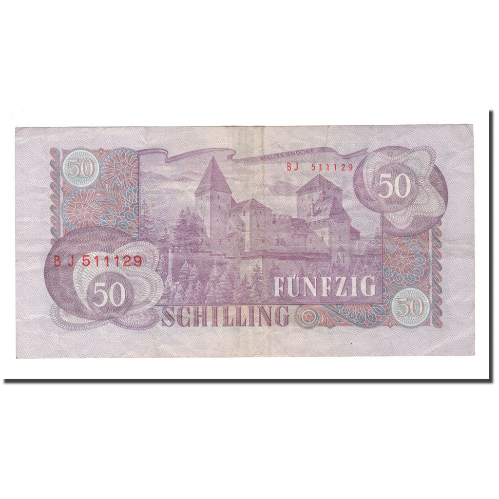 Banknote, Austria, 50 Schilling, 1962, KM:137a, VF(30-35)