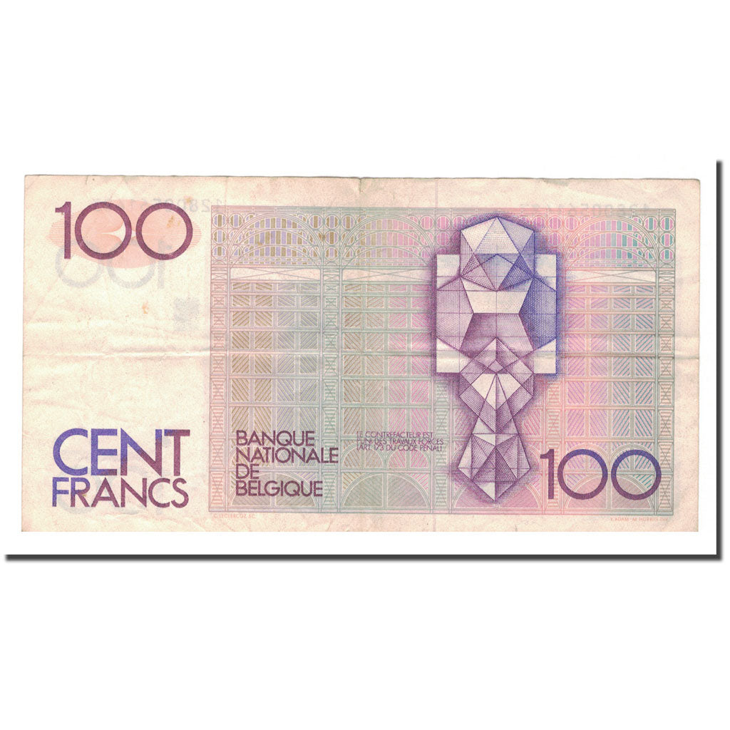 Banknote, Belgium, 100 Francs, KM:142a, VF(30-35)