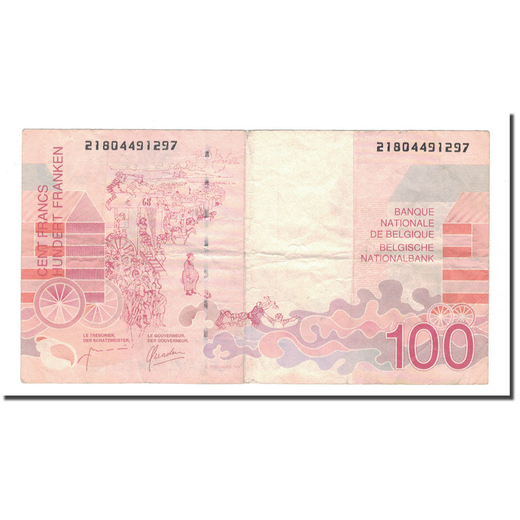 Banknote, Belgium, 100 Francs, KM:147, VF(30-35)