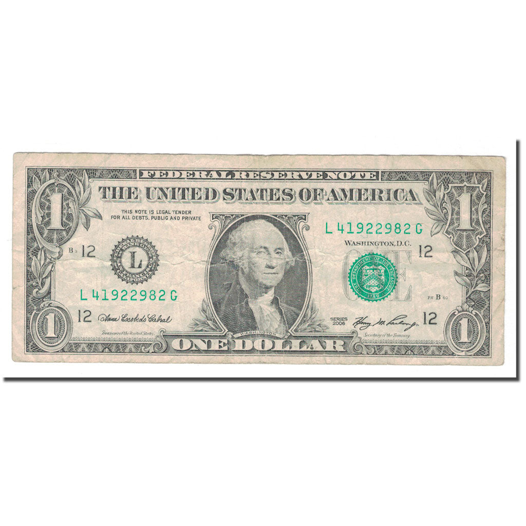 Banknote, United States, One Dollar, 2006, KM:4801, VF(30-35)