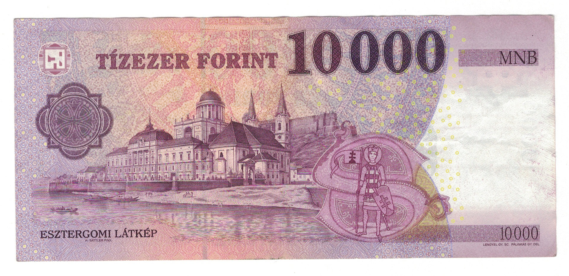 Banknote, Hungary, 10,000 Forint, 2014, EF(40-45)