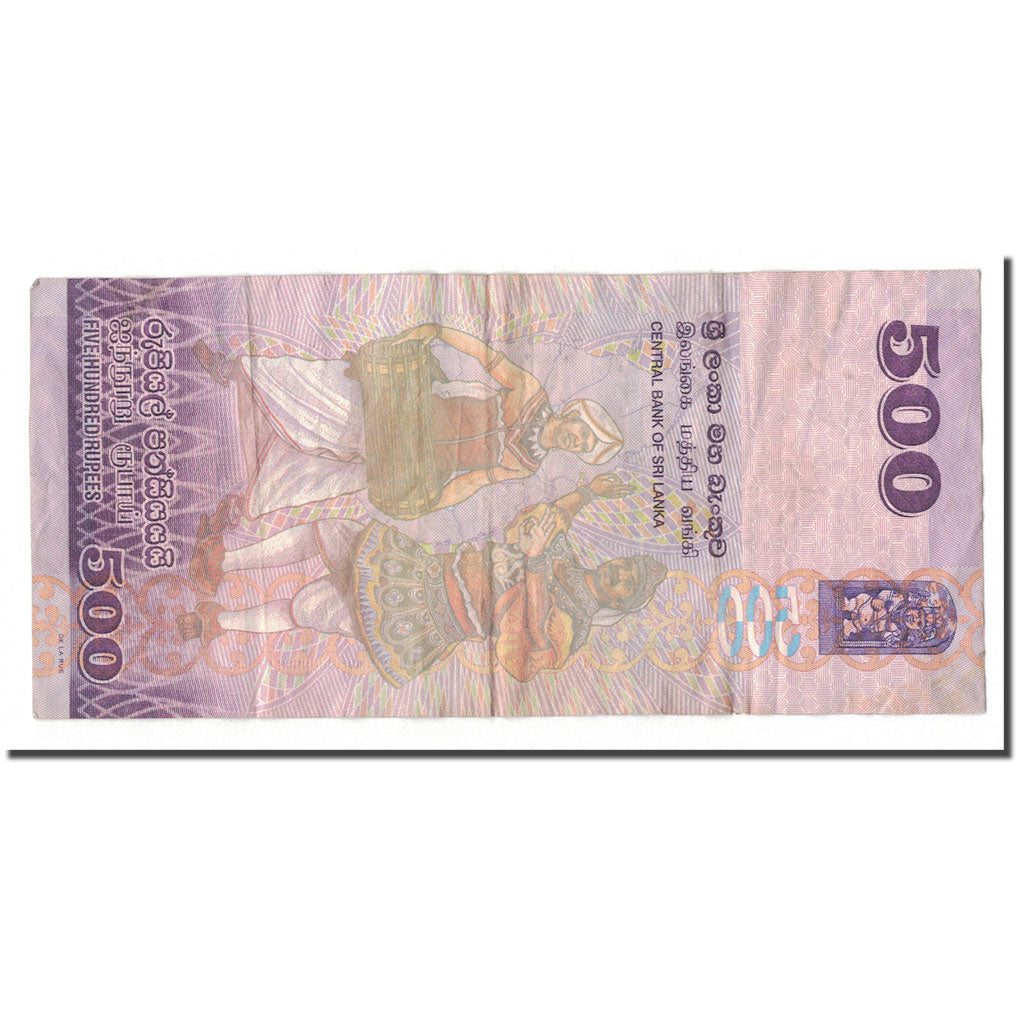 Banknote, Sri Lanka, 500 Rupees, 2010, 2010-01-01, KM:126b, VF(30-35)
