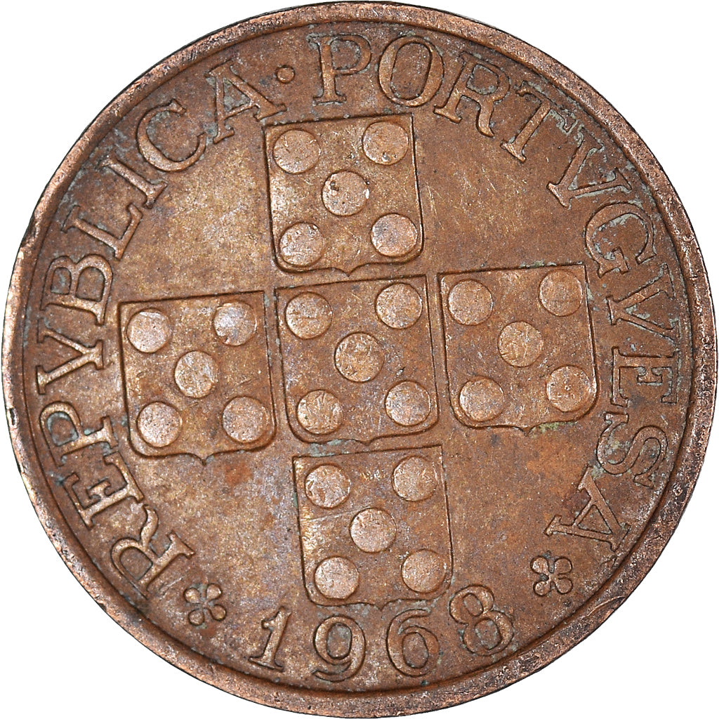 Münze, Portugal, 20 Centavos, 1968