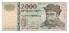 Banknote, Hungary, 2000 Forint, 2013, EF(40-45)