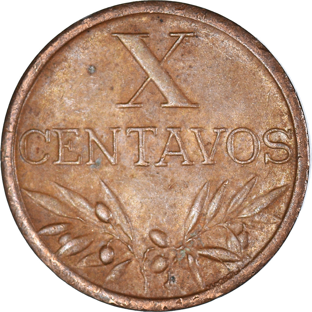 Moneta, Portogallo, 10 Centavos, 1958