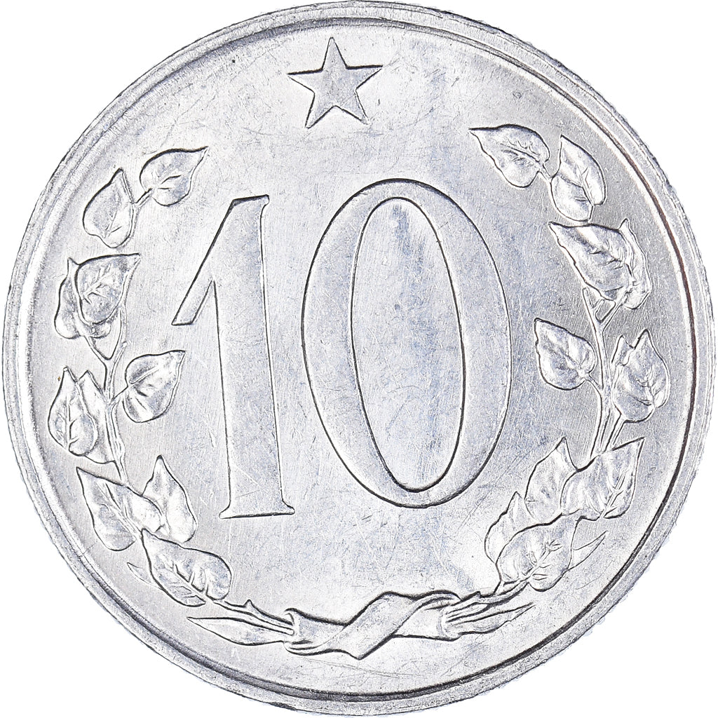 Moeda, Checoslováquia, 10 Haleru, 1969