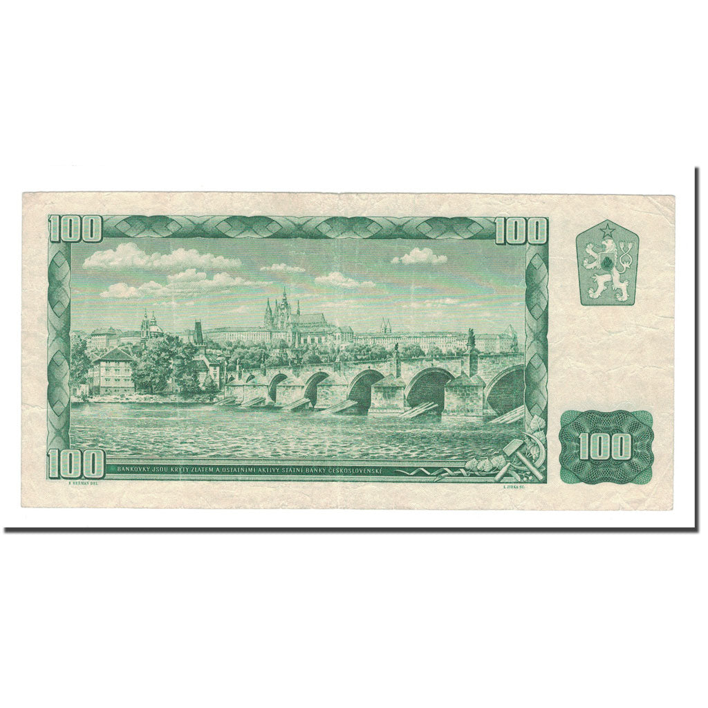 Banknote, Czechoslovakia, 100 Korun, 1961, KM:91b, EF(40-45)