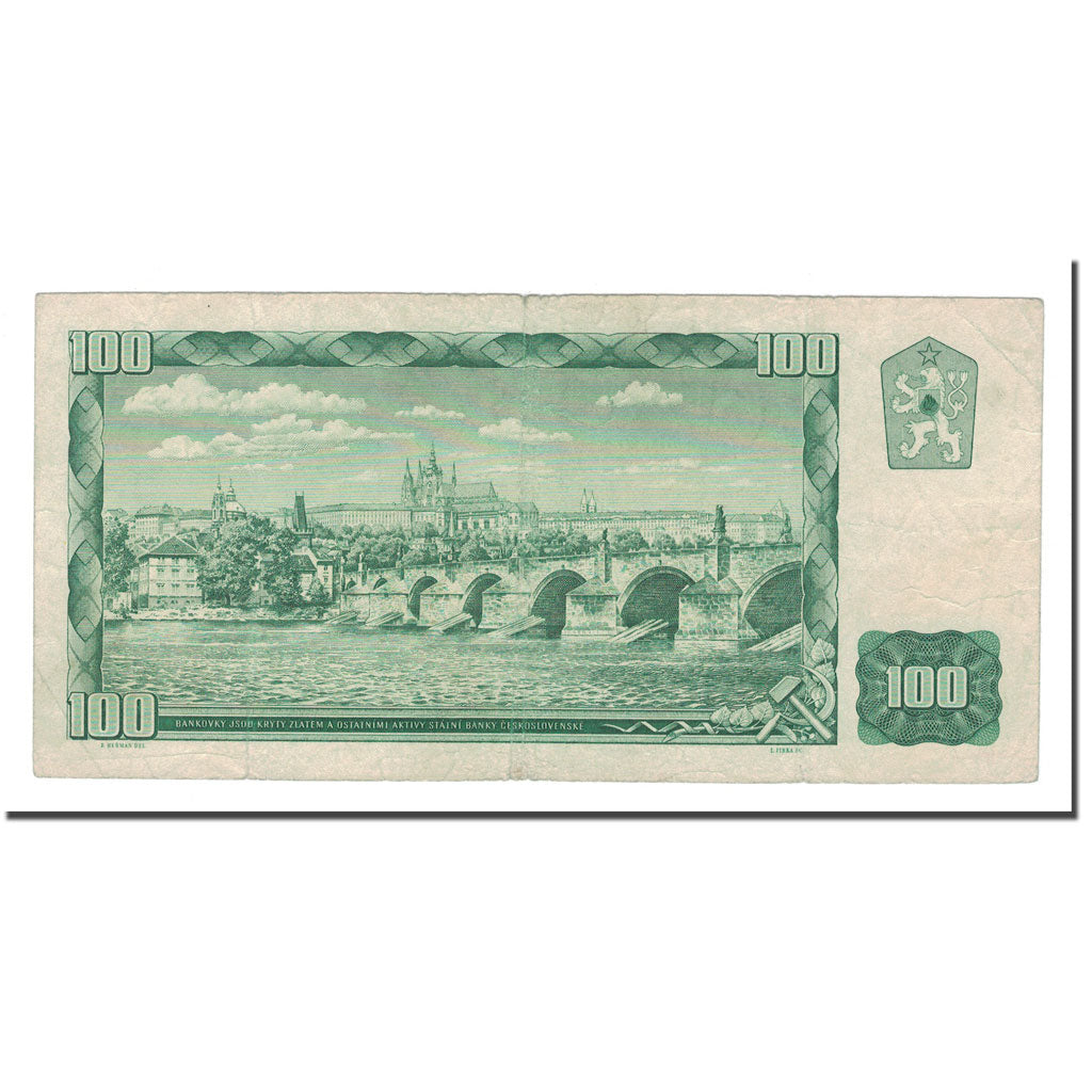 Banknote, Czechoslovakia, 100 Korun, 1961, KM:91b, VF(30-35)