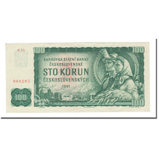 Banknote, Czechoslovakia, 100 Korun, 1961, KM:91c, AU(50-53)