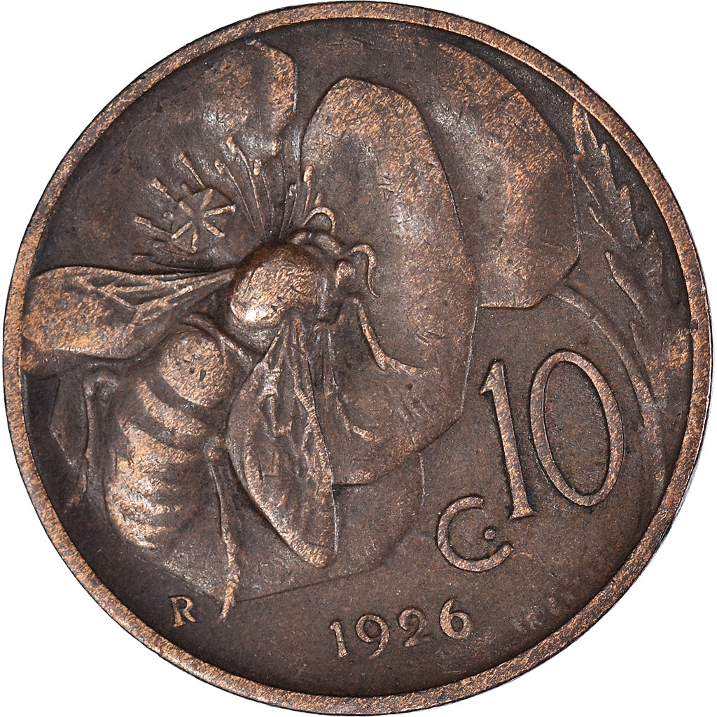 Monnaie, Italie, 10 Centesimi, 1926