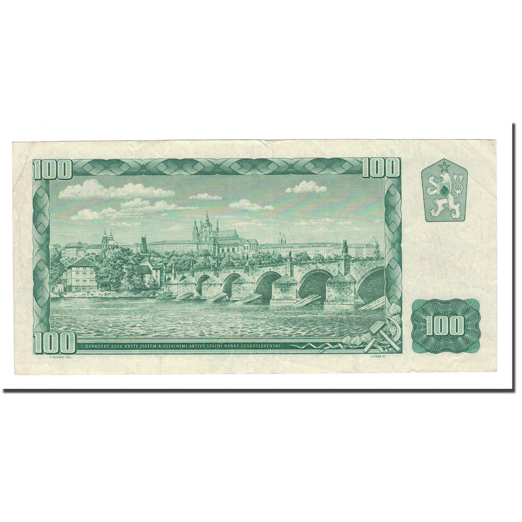 Banknote, Czechoslovakia, 100 Korun, 1961, KM:91c, EF(40-45)